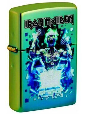 Zippo Lighter: Iron Maiden, Speed of Light - High Polish Teal
